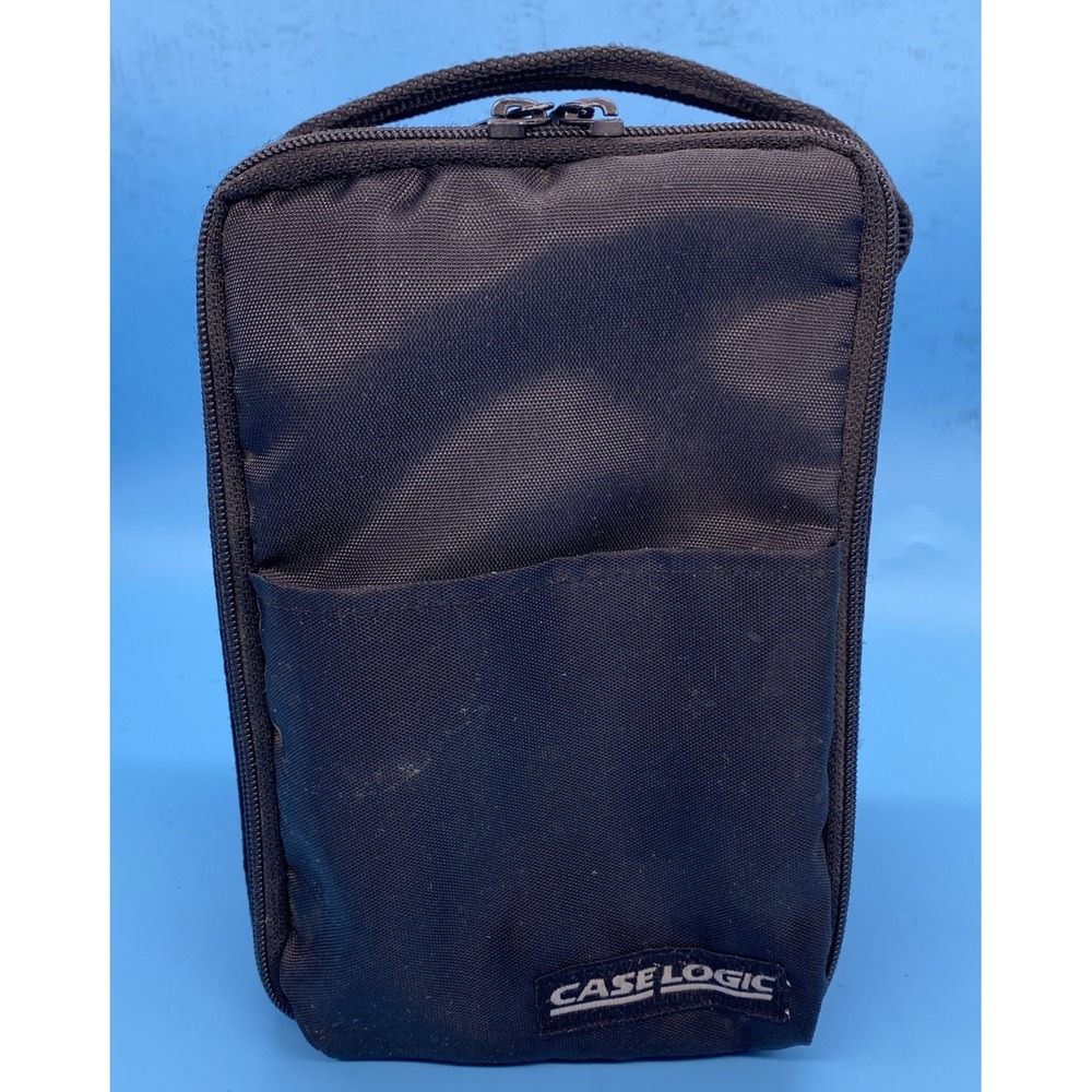 VTG 90s Case Logic 15 Compact Disc CD Storage Holder Travel Bag Front Pocket Y2K
